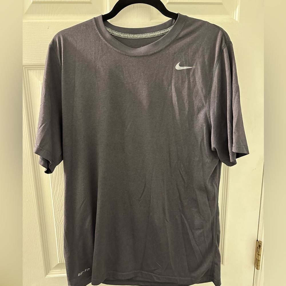 Grey dry fit shirt